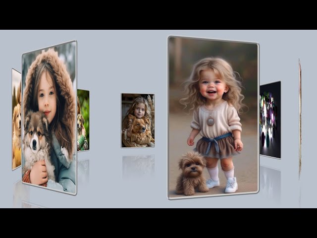 Create a 3D image Carousel Animation with pure HTMLCSS|NO JavaScript| PYTHONDESIGN 7X#css#cinematic 