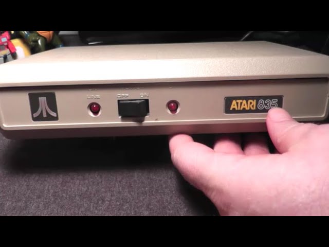 Atari 835 8-Bit Computer Modem Review - The No Swear Gamer