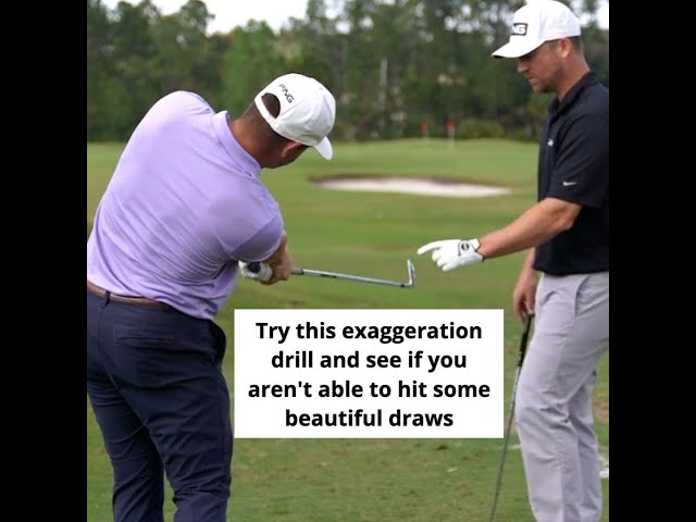 Hit a draw easily with this simple drill