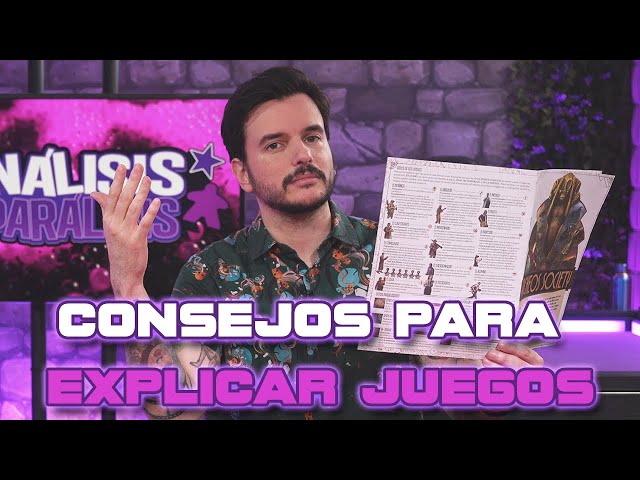 Consejos para explicar juegos de mesa
