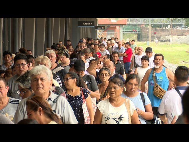 Aumento del transporte en AMBA y largas filas para registrar la tarjeta Sube