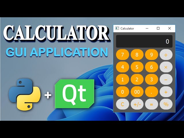 Creating a Stylish Calculator with PyQt5 | Python Tutorial | VS code