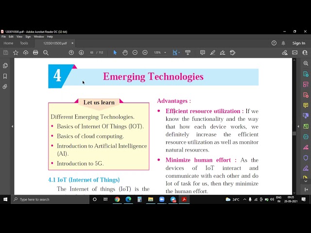 12th IT Science Chapter 4 Emerging Technologies