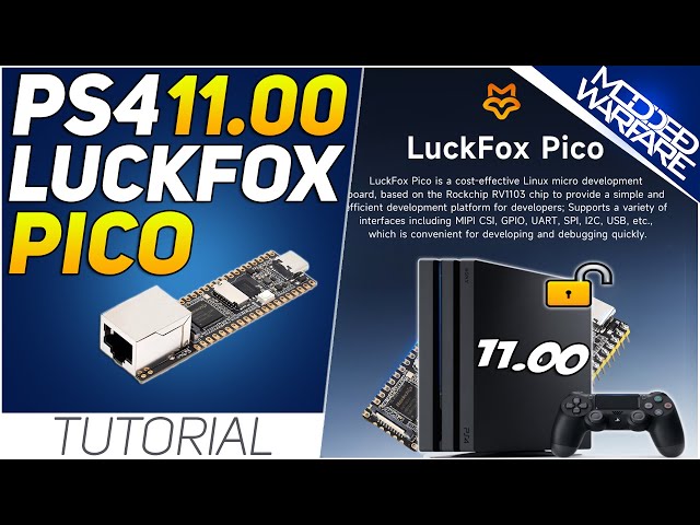 Using a LuckFox Pico to Jailbreak the PS4 on 11.00
