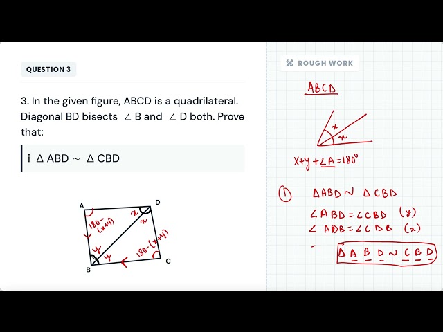 Using thales theorem find the value of x.