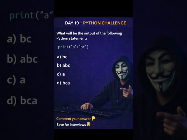 Day 19 Python Challenge #shorts #ytshorts #youtubeshorts #python #coding #codesnax01