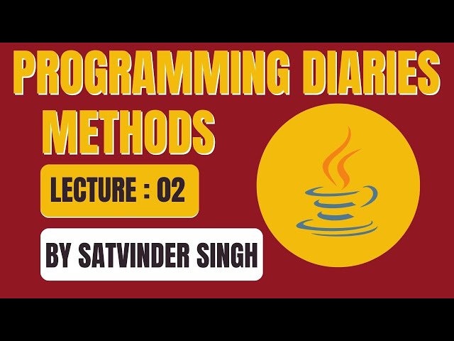 Java | Methods | Method In Java 