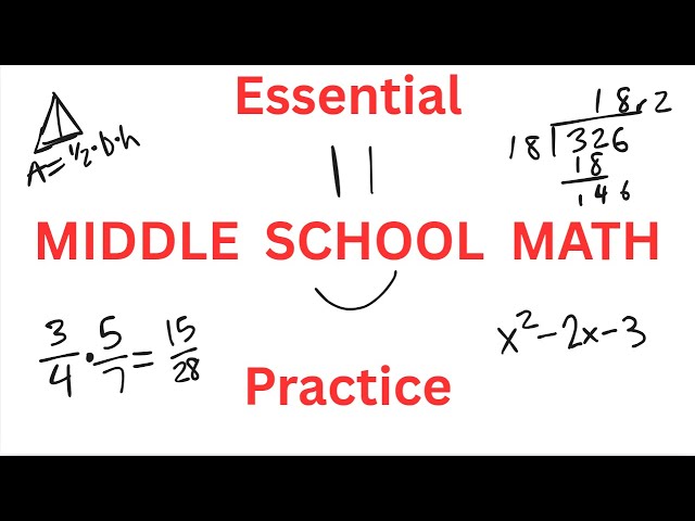 Essential Middle School Math Concepts - Practice Problem #5