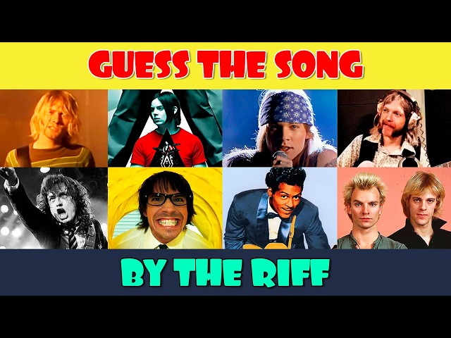 Guess the Song by the Riff 🎸 Can You Guess the 50 Songs?