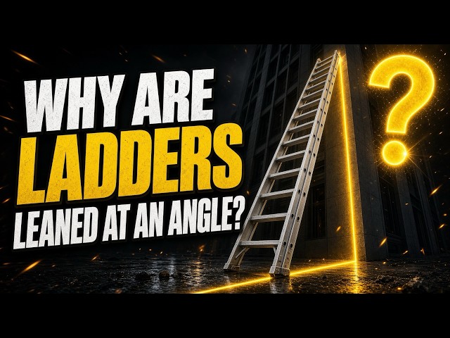 Why Are Ladders Leaned at an Angle?