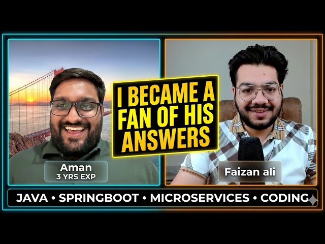 Java Spring Boot 3 Yrs Interview Experience