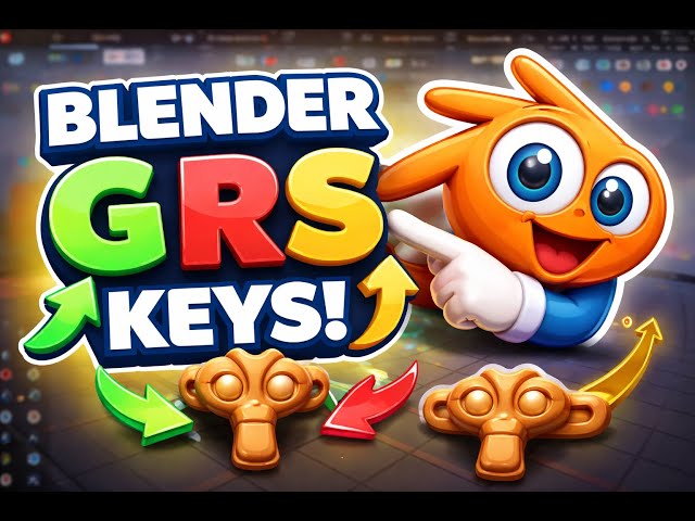 Blender G R S Keys Explained | Move, Rotate & Scale Like a Pro (Beginner Tutorial) - Hindi / Urdu