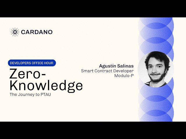 Zero-Knowledge on Cardano: Building ZK Tooling with Agustín Salinas