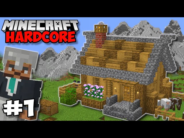 MY PERFECT START in Minecraft Hardcore (#1)