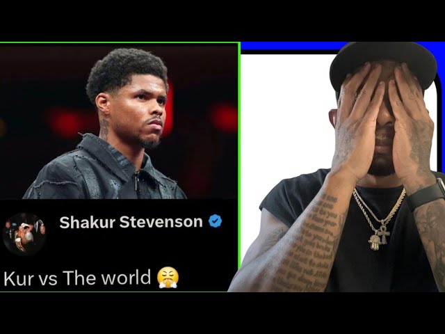 DIABOLICAL ALERT: SHAKUR STEVENSON FORCED TO FIGHT O’SHAQUIE FOSTER NEXT & BLAMES BOXING FANS, MEDIA