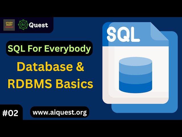 Day_02. SQL Bangla Tutorial | Complete Professional SQL Course | Database Concepts & Installation