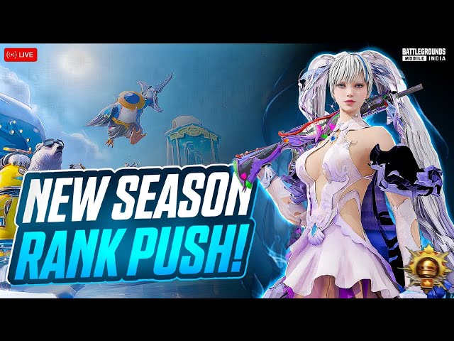 NEW SEASON RANK PUSH LIVE | #bgmilive