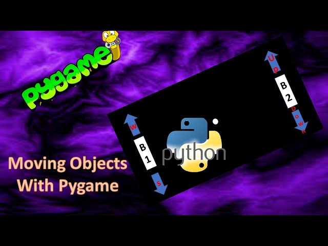 Python Pong Tutorial Movement of blocks (Part 2 of 4)