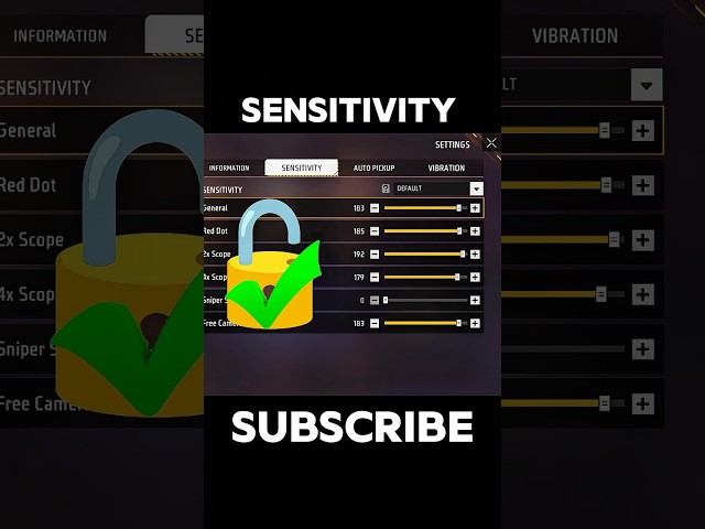 Free Fire Headshot setting 2025 ⚡ Best Sensitivity Settings ⚙️| Sensitivity + Hud Settings Free Fire