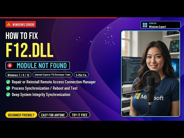 Fix f12.dll Developer Tools!