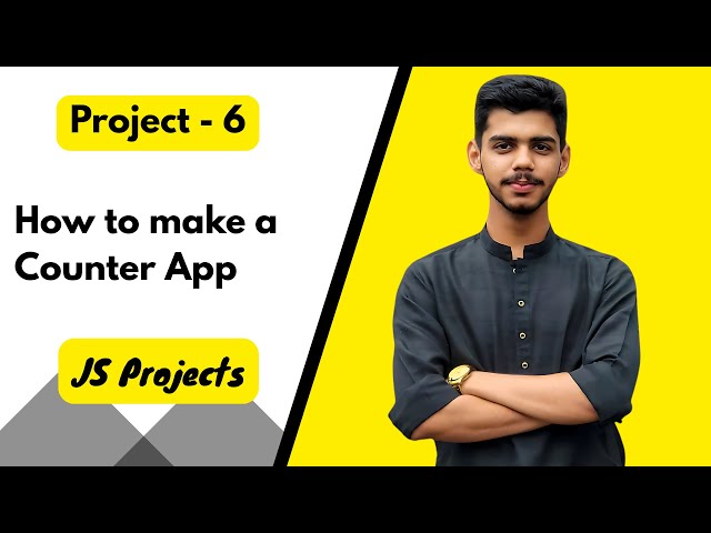 Build a Counter App Using HTML, CSS & JavaScript (Beginner Project)