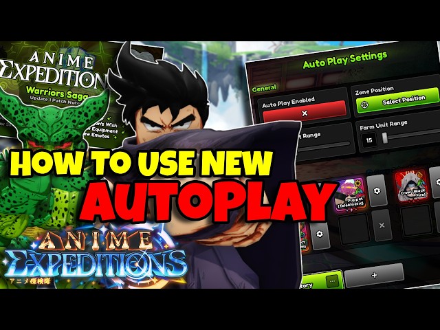 How To Use *NEW* Autoplay Feature Anime Expeditions (Roblox)