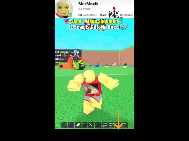 Playing Roblox LIVE with Every Viewer! 🔴 | #roblox #shorts