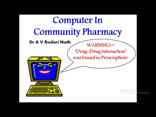 Computers In Community Pharmacy
