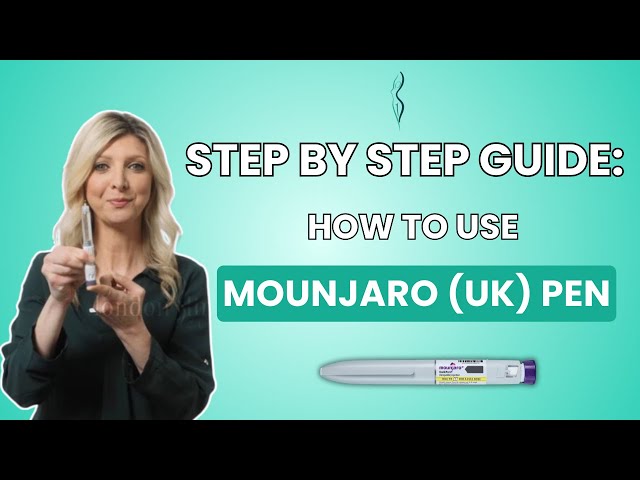 How to Use Mounjaro (Tirzepatide) UK injection Pen - Step by Step Guide