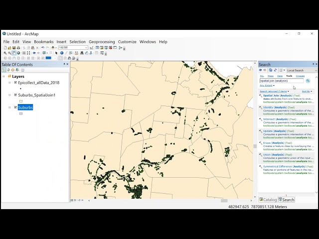 ArcGIS - Spatial Join