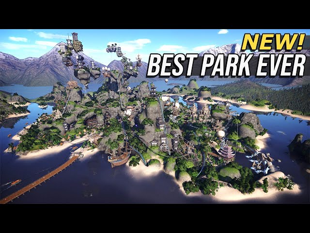 The new BEST Theme Park of ALL TIME!: Floating Islands Mega Park!