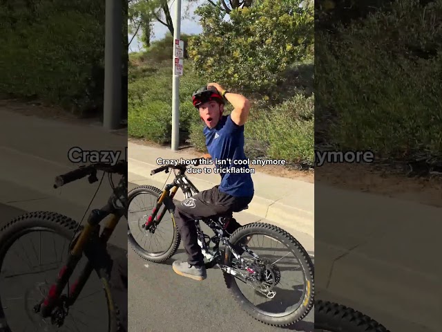 Trickflation ruined mtb 💔 #mtb #shorts