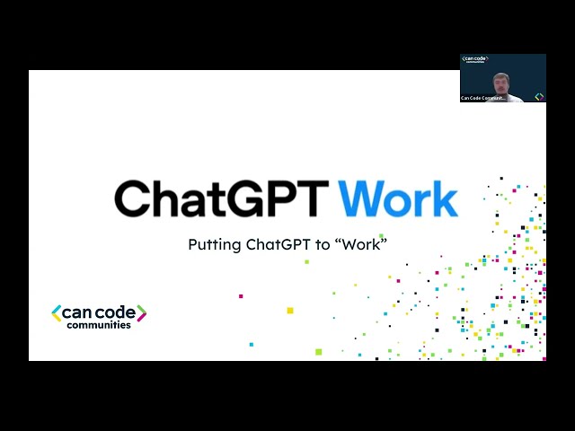 ChatGPT Work: Putting Agents to Work