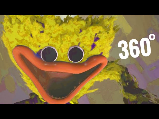 360 Video | Huggy Wuggy Jumpscare in Poppy Playtime Chapter 2 VR