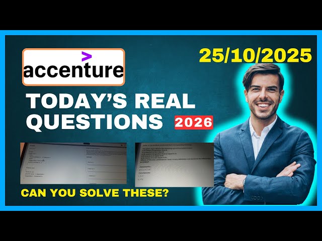 All Sections Covered 😲| Accenture Coding Questions | Accenture  Assessment Test 2026