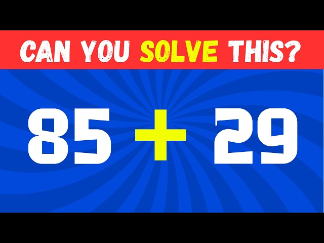 50 Basic Math Questions Quiz 🧠 | Can You Get 50/50?