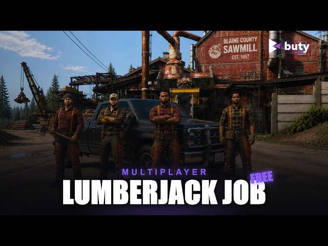 [FREE] Fivem Multiplayer Lumberjack Job | ESX, QBCore, QBX
