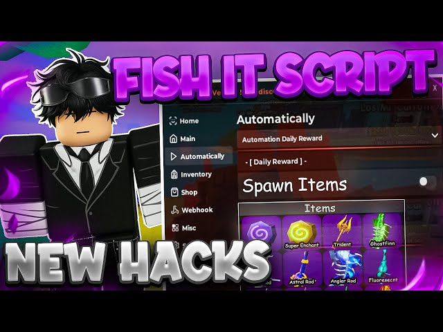 [NO KEY] Fish It HACK SCRIPT Gui - Auto Farm, Instant Catch, 99X SPEED FISHING, Dupe Items & more!