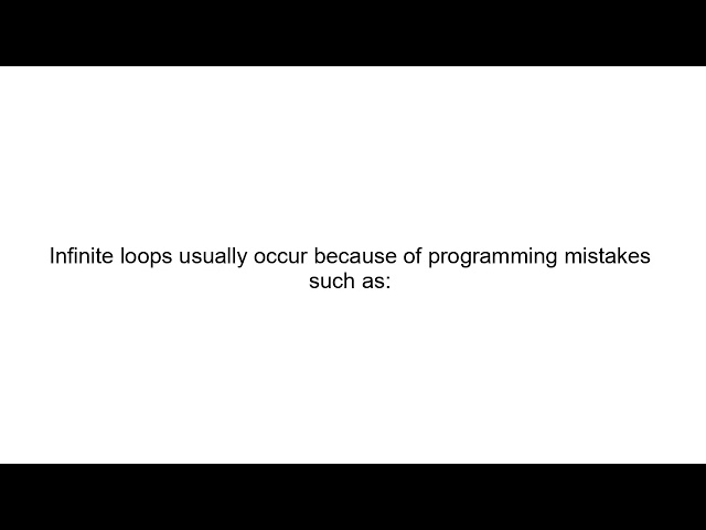 Infinite Loop Explained for Beginners | Programming Loops Tutorial