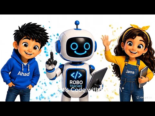 Python Variable Easy!🤖🤖 CODE WITH ROBO 2026  Kids CODING in Urdu