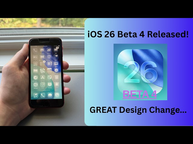 iOS 26 Beta 4 is out! This was FINALLY Changed!