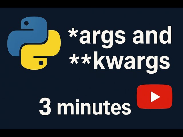 Python *args & **kwargs Explained in 3 Minutes! 🚀