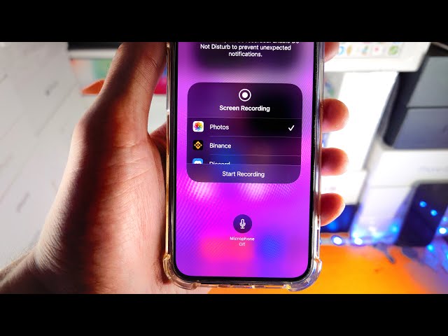 ANY iPhone How To Screen Record [Screen Capture]