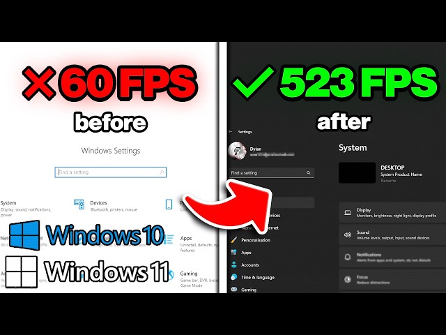How To FULLY Optimize Your PC For GAMING FPS BOOST (Windows 10 & Windows 11)