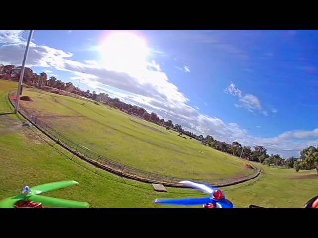 FPV flight with 360 camera on e-Turbine quad