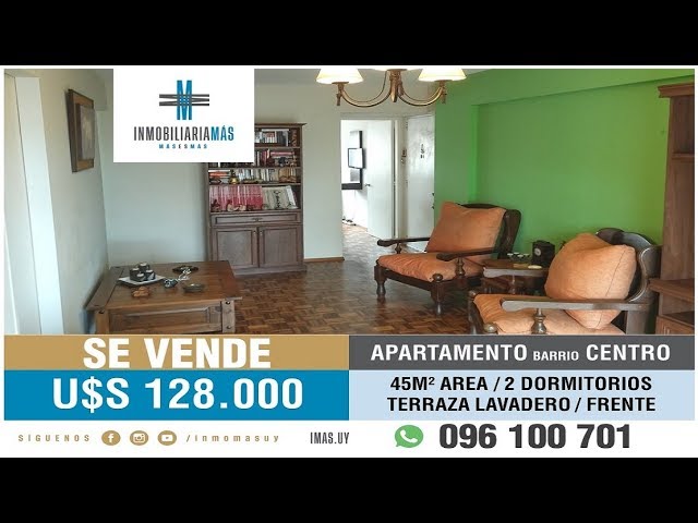 360° - En Venta: Apartamento de 2 Dormitorios en Centro