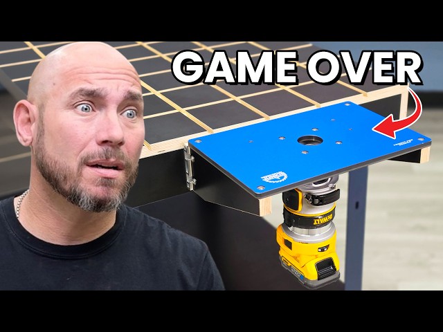 Incredible NEW Woodworking Tool for Small Shops (genius router table)