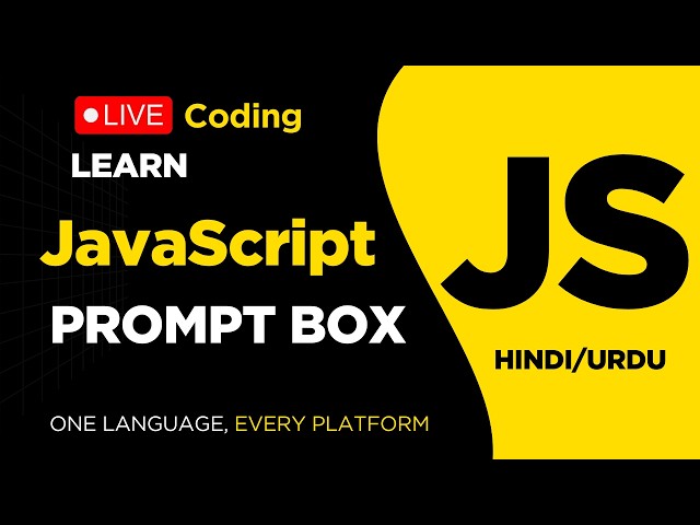 Prompt Box in JavaScript | Complete Beginner Tutorial with Examples