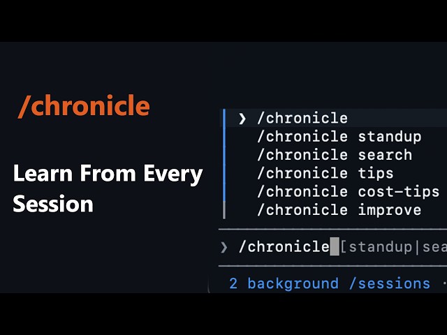 GitHub Copilot /chronicle: Learn From Every Session You've Had