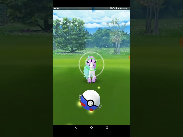 Caught Ponyta cp 331 #shorts #pokemongo #nvrtv